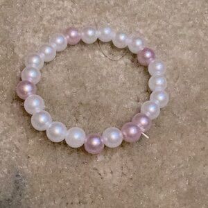 Blingiez | Purple & White Pearl Bracelet